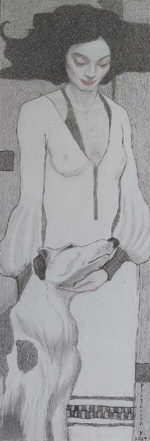 Дівчина з собакою