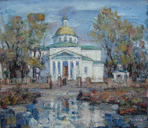 Преображенський собор після дощу