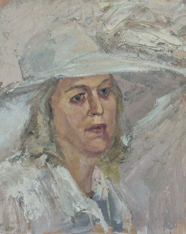 Портрет жінки в білому