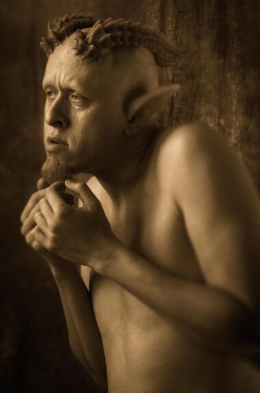 Satyr and Bacchae (diptych)