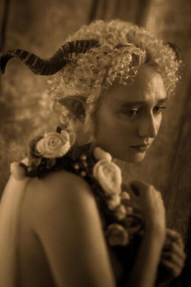 Satyr and Bacchae (diptych)