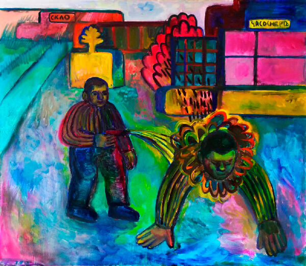 Сон давней весны. Город. Вечер