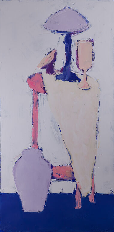 Still Life with a Lamp (Triptych)