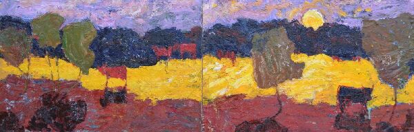 Жовта ріка (диптих)