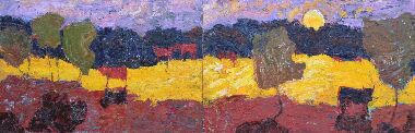 Yellow River (Diptych)