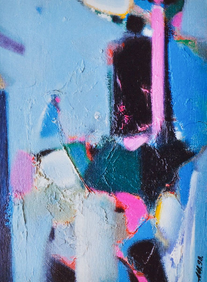 Голубая композиция