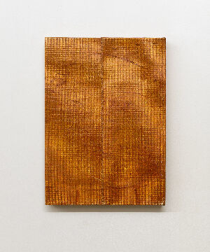 Head on a Stitched Canvas 1