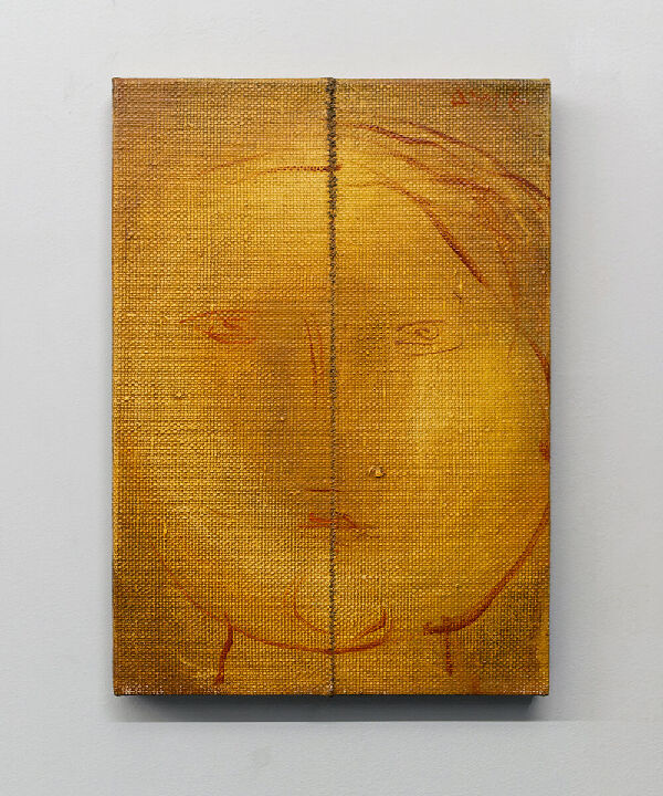 Голова на шитом полотне 2