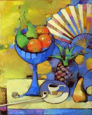 Still life with a Fan