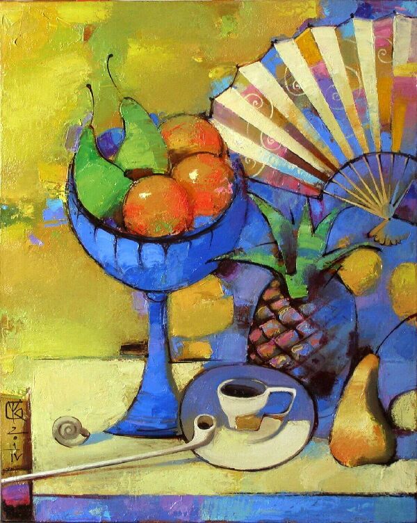 Still life with a Fan