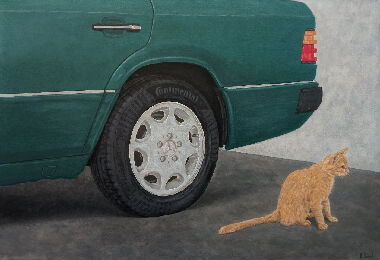 Ginger Tomboy in the Parking