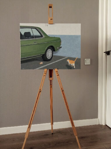 В подземном паркинге