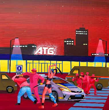 Fight near ATB