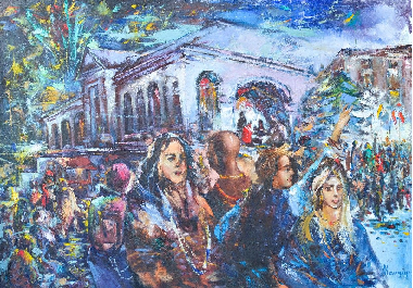 Молодежь возле БРУМа