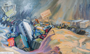 The Burial of Contaminated Equipment