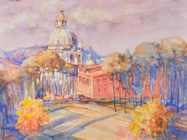 Rome. Church of St. Mary Bud Garibaldi