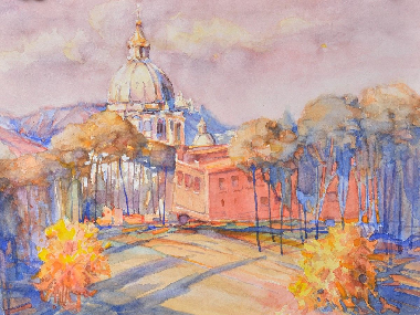 Rome. Church of St. Mary Bud Garibaldi