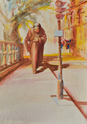 Rome. Embankment of the Tiber River