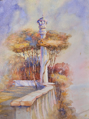 Rome. Lighthouse. Gift from argentina