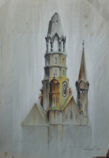 Західний Берлін. Меморіальна церква кайзера Вільгельма