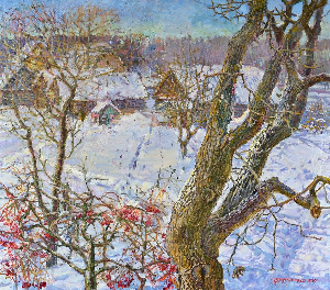 Калина в снегу