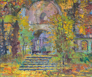 Белый камень. Ворота старого костела