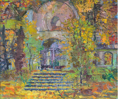 Белый камень. Ворота старого костела