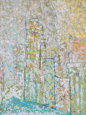 Urban forest in winter