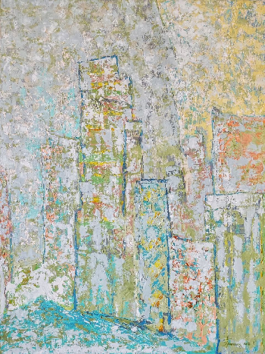 Urban forest in winter