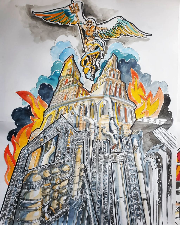 The heart of the world will