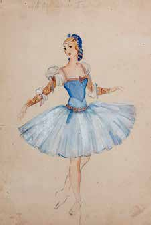 "Лебедине озеро", балет П. Чайковського, Санкт-Петербурзький Маріїнський театр, 1945 р.