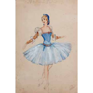 «Лебединое озеро», балет Петра Чайковского, Санкт-Петербургский Мариинский театр, 1945 г.