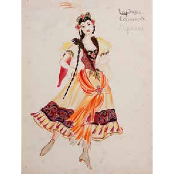 «Лебединое озеро», балет Петра Чайковского, Санкт-Петербургский Мариинский театр, 1945 г.