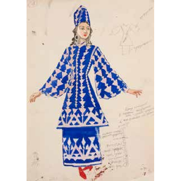 «Золотой петушок», балет-пантомима Римского-Корсакова, примерно 1950 г.