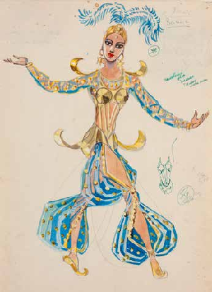 «Золотой петушок», балет-пантомима Римского-Корсакова, примерно 1950 г.