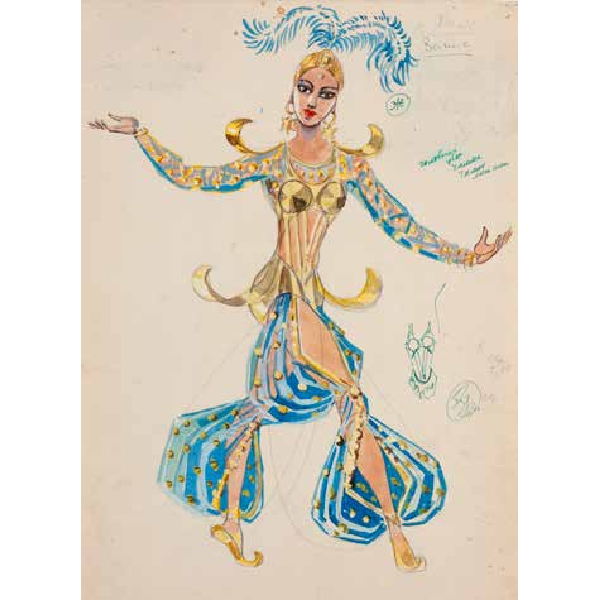 «Золотой петушок», балет-пантомима Римского-Корсакова, примерно 1950 г.