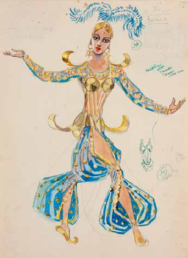 «Золотой петушок», балет-пантомима Римского-Корсакова, примерно 1950 г.