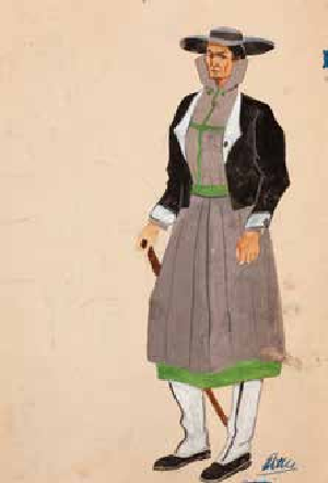 «Сельская честь» Пьетро Масканьи, примерно 1935 год