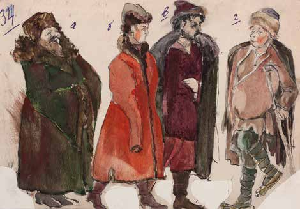 «Борис Годунов» М. Мусоргського, МХАТ, близько 1930