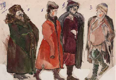 «Борис Годунов» Модеста Мусоргского, МХАТ, около 1930 г.