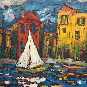 Ризький морський пейзаж