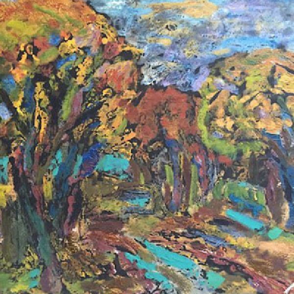 Green and blue landscape