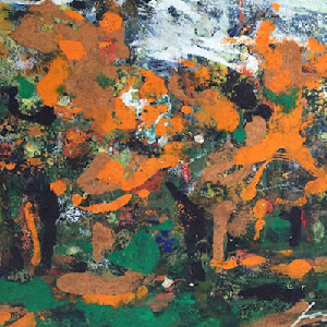 Апельсиновый пейзаж