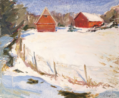 Неожиданный снегопад, или белый холст врасплох