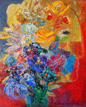 Вся в цветах