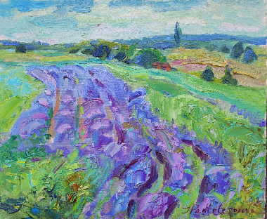 Лавандовий день (продано,  копія)