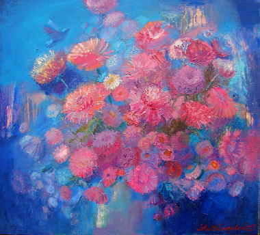 Pink chrysanthemums (copy)