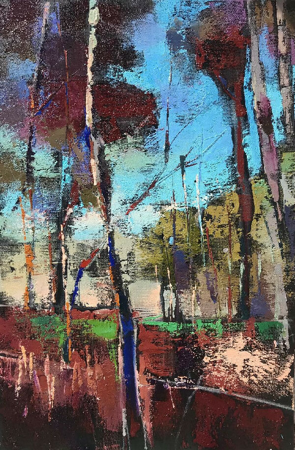 The quiet of the forest