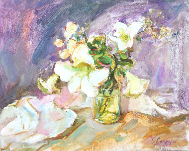 Белая петуния