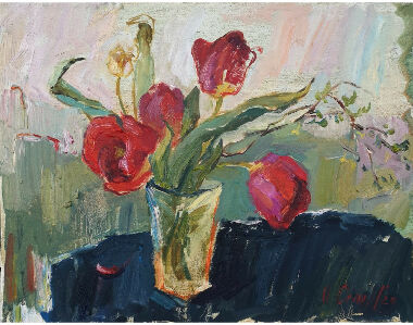 Маленький желтый тюльпан